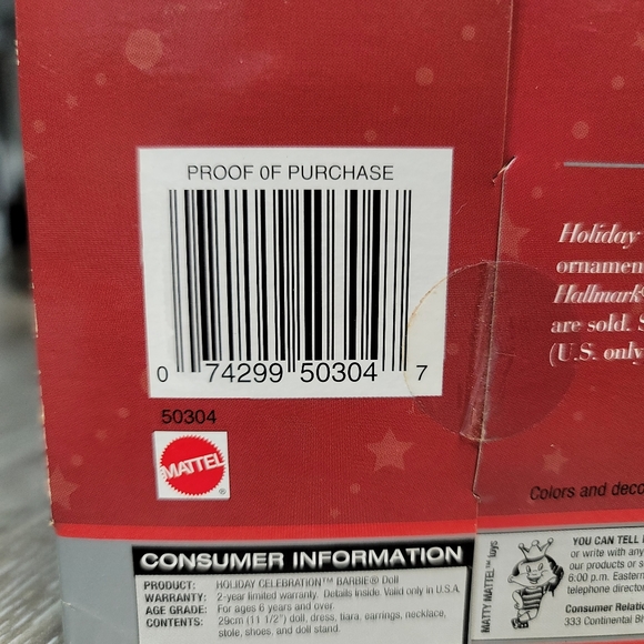 2001 Special Edition Holiday Celebration Barbie - Picture 8 of 15